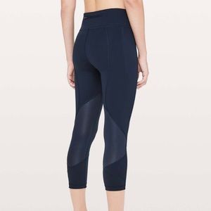 Lululemon Pace Rival Crop Pant Legging Black 8